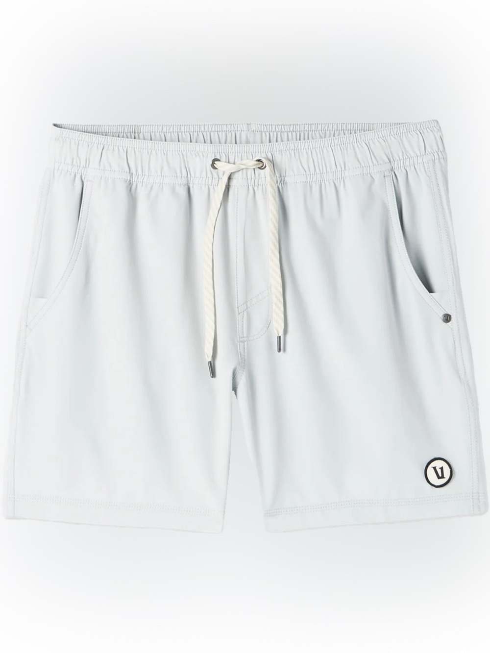 Vuori Kore Men's Shorts with Drawcord in Sky Gray